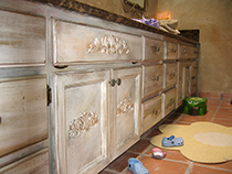 Distressed Cabinets