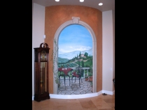 Arch Patio Door to Tuscany